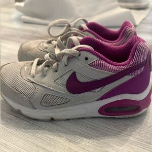 Nike Airmax Trainers Kids' Purple and White Sneakers
